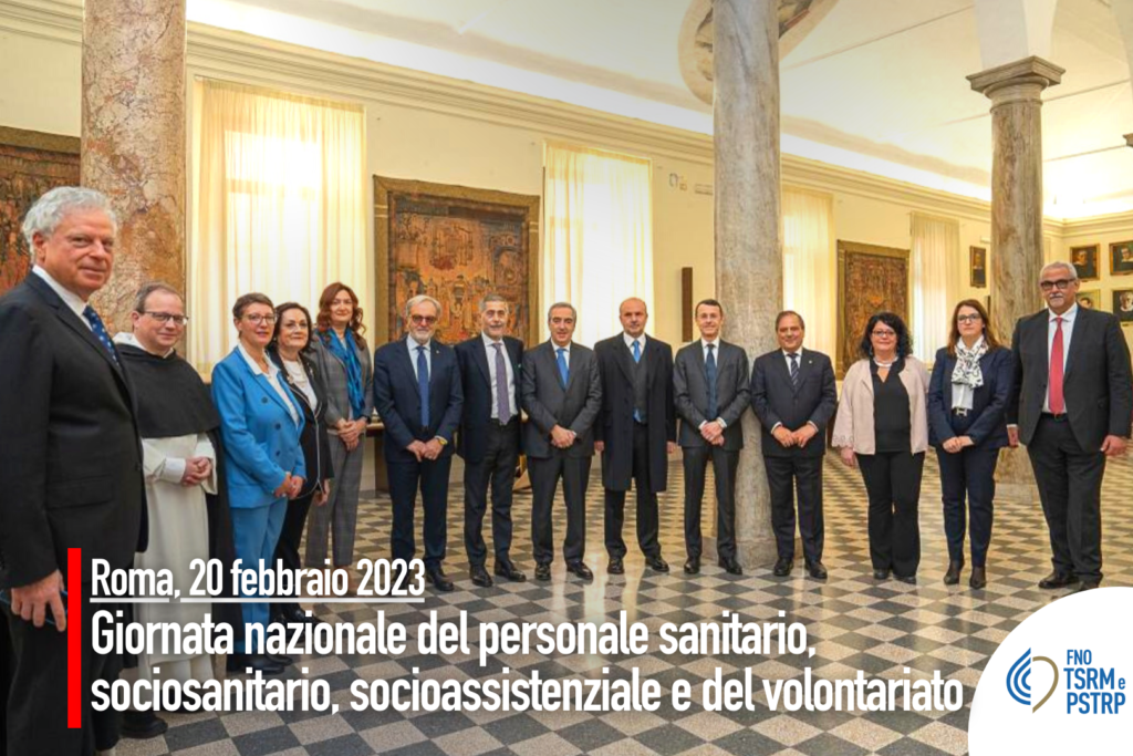 insieme con il ministro Schillaci e Vice presidente del senato Gasparri. 20 febbraio 2023 con 